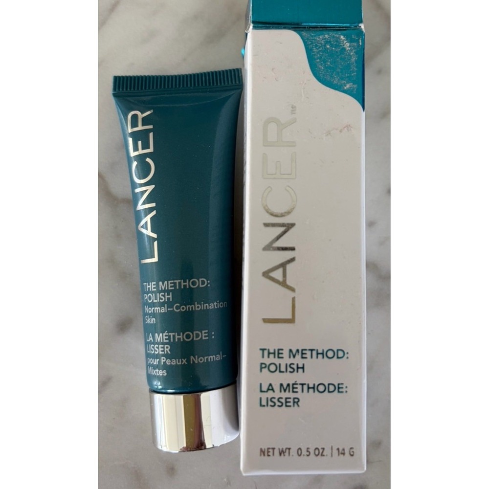 New! Lancer The Method: Polish .5oz Sealed Tube Travel Size Facial Skin Cleanser